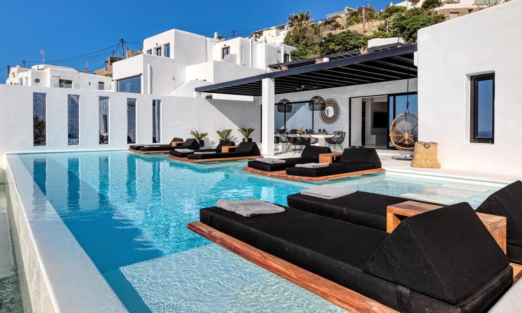 Psarou Black Villa 2 Eksteriør billede